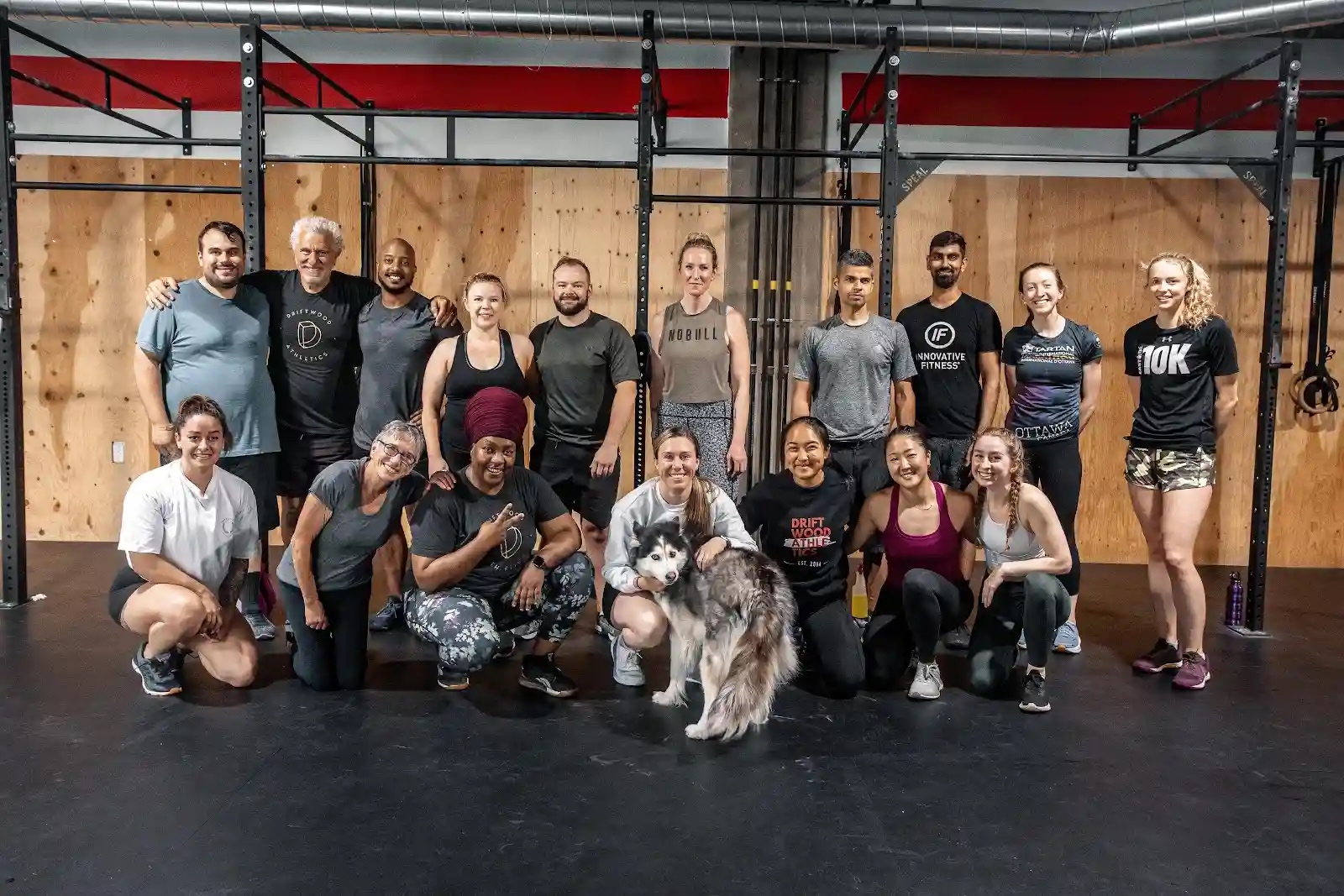 Driftwood Athletics community — real members, Burnaby BC
